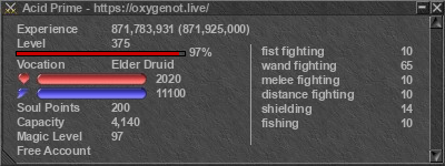 Signature for player Acid Prime