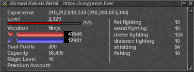 Signature for player Ahmed Kebab Wafel