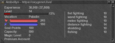 Signature for player Ambellyn