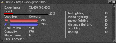 Signature for player Amio