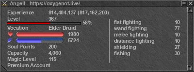 Signature for player Angell