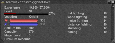 Signature for player Aramun