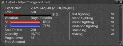 Signature for player Babol