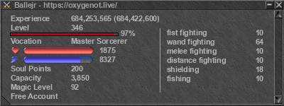 Signature for player Ballejr