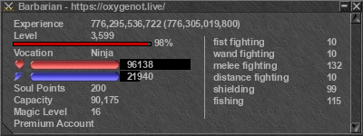 Signature for player Barbarian