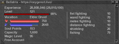 Signature for player Bellatrix