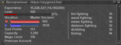 Signature for player Beroepsvisser