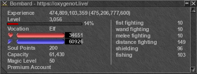 Signature for player Bombard