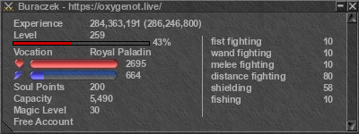 Signature for player Buraczek