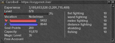 Signature for player Carolbell