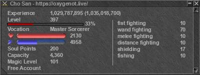 Signature for player Cho San