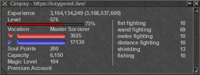 Signature for player Cimpsy