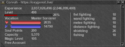 Signature for player Corvuh