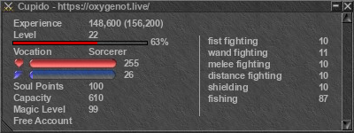 Signature for player Cupido