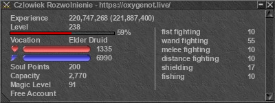 Signature for player Czlowiek Rozwolnienie