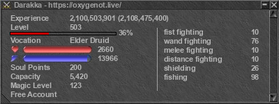 Signature for player Darakka