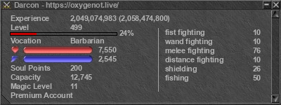 Signature for player Darcon