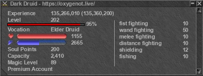 Signature for player Dark Druid