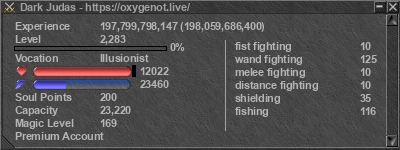 Signature for player Dark Judas