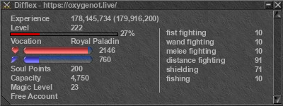 Signature for player Difflex