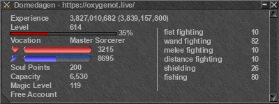 Signature for player Domedagen