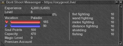 Signature for player Dont Shoot Messenger