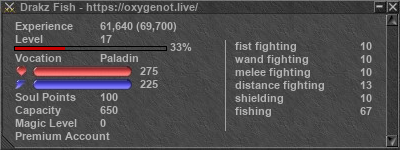 Signature for player Drakz Fish