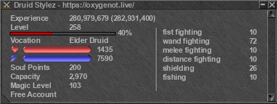 Signature for player Druid Stylez