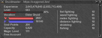 Signature for player Druidmaster