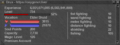 Signature for player Drux