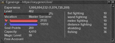 Signature for player Egeszege