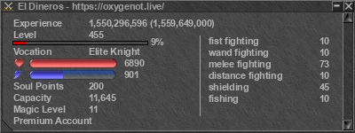 Signature for player El Dineros