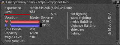 Signature for player Emerytowany Stary