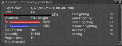 Signature for player Erzebet