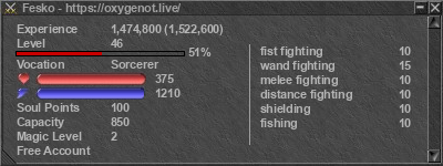 Signature for player Fesko