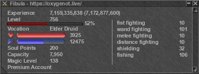 Signature for player Fibula