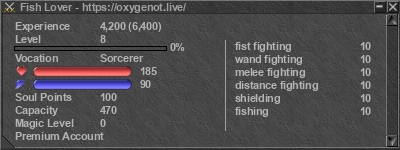 Signature for player Fish Lover