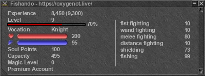 Signature for player Fishando