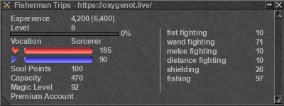 Signature for player Fisherman Trips