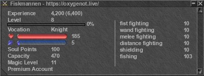 Signature for player Fiskmannen