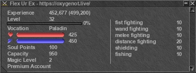 Signature for player Flex Ur Ex