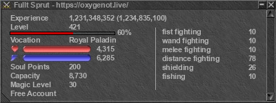 Signature for player Fullt Sprut