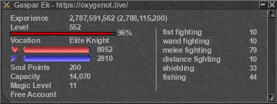 Signature for player Gaspar Ek