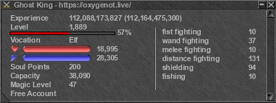 Signature for player Ghost King