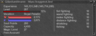 Signature for player Gillardumittnamn