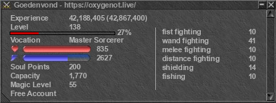 Signature for player Goedenvond