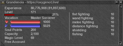 Signature for player Grandenoia