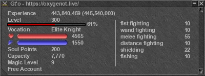 Signature for player Gt'o