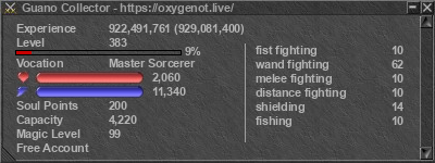 Signature for player Guano Collector