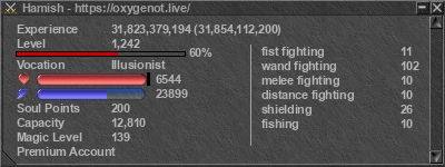 Signature for player Hamish